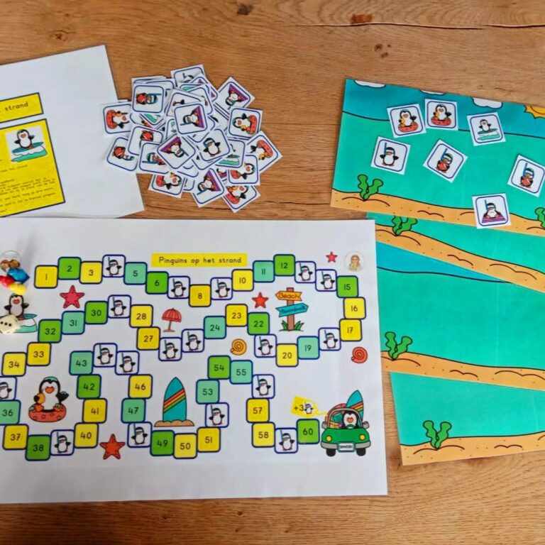 Pinguïns op het strand