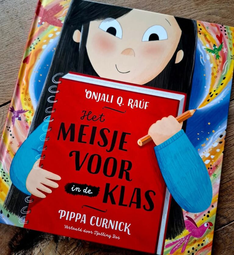 Het meisje voor in de klas