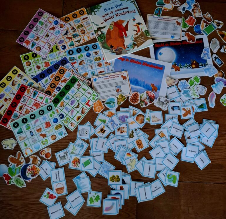 Beer en Vogel gaan op avontuur in Winter Wonderland